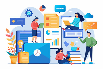 Document, content or research paper, documentation file folder storage, report or paperwork, search or file archive, office contract concept, business people working with paper document file folder.

