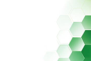 PNG Green hexagonal gradient  border, transparent background