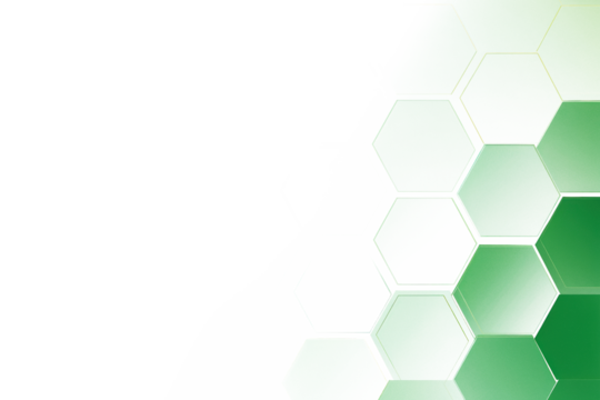 PNG Green hexagonal gradient  border, transparent background