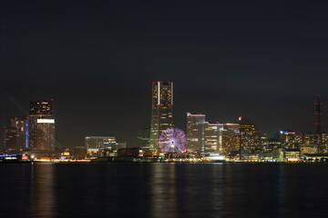 Obraz premium 横浜夜景 横浜みなとみらい