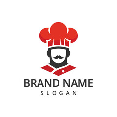 Cook, Chef logo Restaurant concept vector illustration