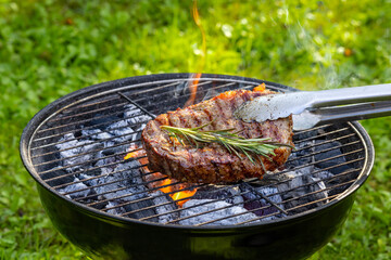 grilled beef steak