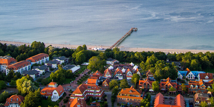 Boltenhagen on the Baltic Sea in Mecklenburg-Western Pomerania, Germany