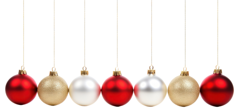 PNG  Christmas decorations with baubles christmas jewelry christmas decoration.