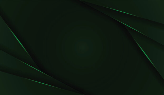 Green color abstract Background Design with lines design element background and futuristic wallpaper template.