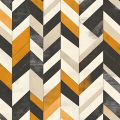 65. **Design a seamless pattern featuring classic, herringbone stripes in a sophisticated color palette.**