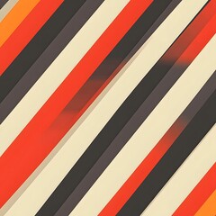 76. **Create a seamless pattern with dynamic, bold stripes in a contrasting, high-impact color scheme.**