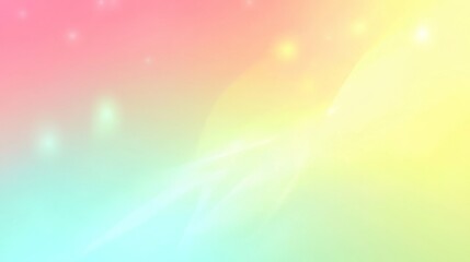 Background illustration in soft shades of yellow, red and blue in gradient. Gradient background in diffuse colors of blue-cyan, yellow and red.