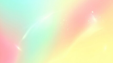 Background illustration in soft shades of yellow, red and blue in gradient. Gradient background in diffuse colors of blue-cyan, yellow and red.