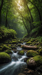 Fototapeta premium sunset over the mountains