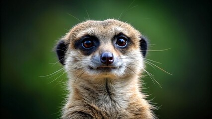 close up of a meerkat