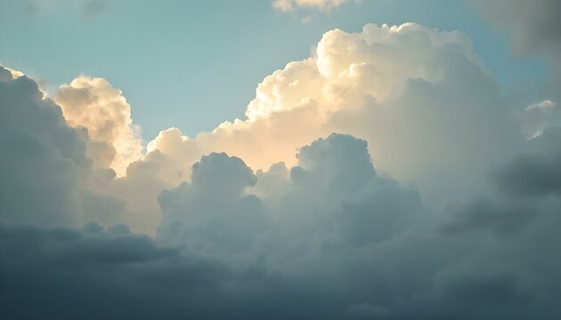 Cloud textures in various forms and colors, from fluffy white clouds to dark storm clouds. Ideal for weather-related projects, landscapes, and backgrounds with a light, airy feel.