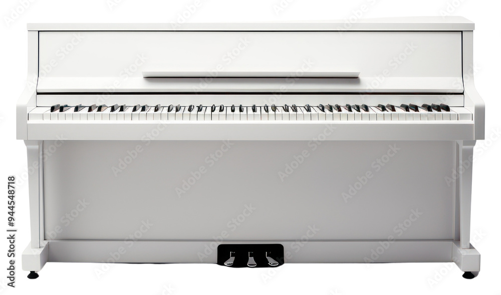 Poster PNG Piano keyboard white white background.