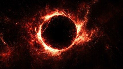 The Elden Ring: A fiery ring, a symbol of power and danger, blazes brightly in the darkness, evoking a sense of both fear and fascination. The image is perfect for fans of the game, those who apprecia