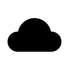 Cloud Sky Eco Ecology Single Icon Glyph Style