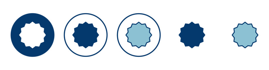 Badge icon vector isolated on white background. Awards icon. Achieve. Stamp