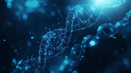 Abstract Science Technology background. Blue, Medical or Healthcare concept.