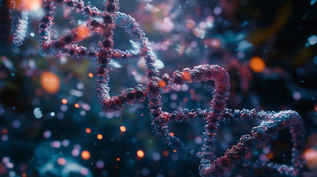 DNA structure Microscope world biotechnology natural universe observed at the microscopic or submicroscopic level