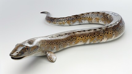 Naklejka premium Eel Fish Close Up: Underwater Wildlife Photography