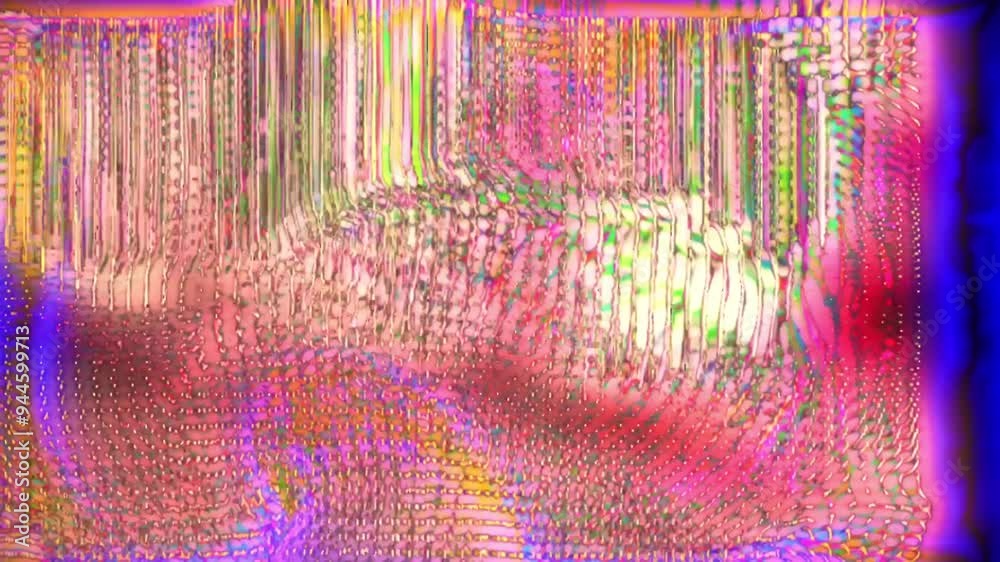 Aufkleber The display showcases swirling, colorful patterns that create an entrancing frame, highlighting the beauty of abstract digital art through dynamic movements and vivid colors