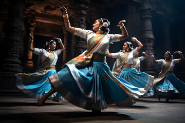 The Radiant Elegance of GK Dancers Engrossed in a Brilliant Exhibition of their Traditional Dance...