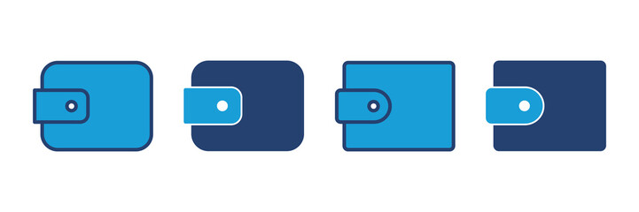 Wallet icon vector. wallet vector icon