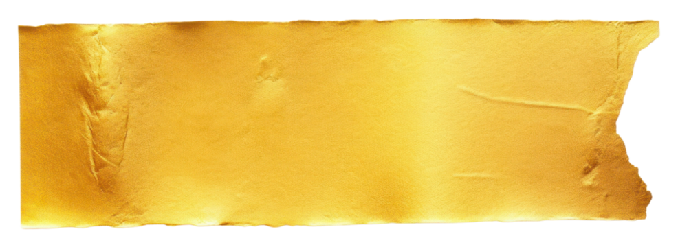PNG  Gold adhesive strip backgrounds paper white background.