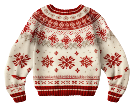 PNG Christmas sweater sweatshirt white background celebration.