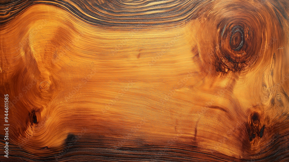 Aufkleber Cedar wood showing knots and grain pattern forming abstract background texture