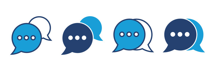 Chat icon vector. speech bubble icon. comment icon vector. message. contact us
