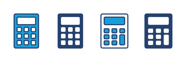 Calculator icon vector. Accounting calculator icon. calculator vector