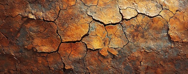 Cracked earth, desert, dry, parched, textured, arid,