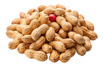 Fresh Peanuts Isolated on Transparent Background - Ideal for Food Graphics