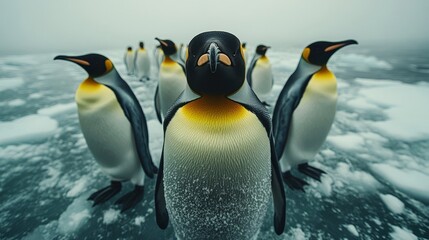 Fototapeta premium かわいいペンギンたち