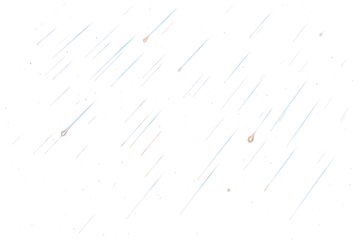 PNG Meteor shower night sky illustration