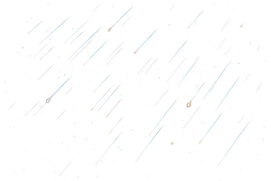 PNG Meteor shower night sky illustration