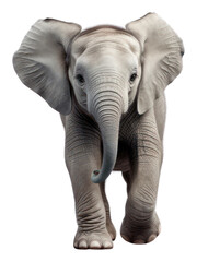 Fototapeta premium PNG Baby elephant wildlife animal mammal.
