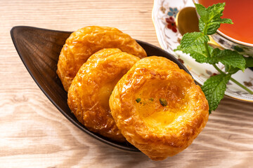 オレンジとパインのデニッシュ