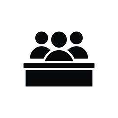 Jury group committee icon, People jury icon isolated on white background. Vector illustration.