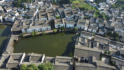 Fototapeta premium Chinese ancient architecture Zhejiang Province Zhuge town