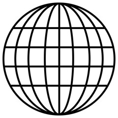 Globe or globus vector icon