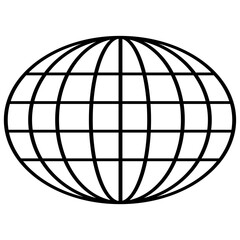 Globe or globus vector icon
