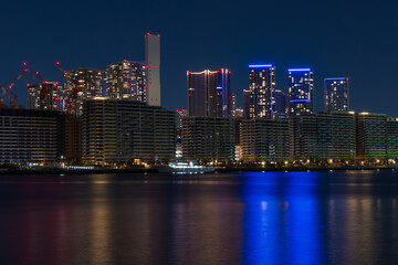 東京夜景　湾岸エリア