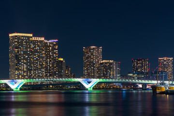 Obraz premium 東京夜景 湾岸エリア