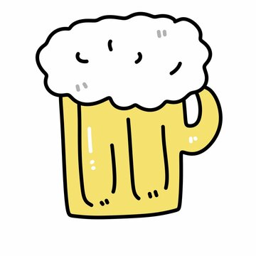 recommend clip art: cartoon doodle beer mug