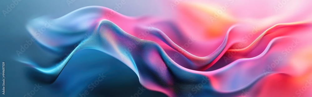 Poster abstract background with a color tone effect featuring 3d rendering