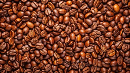 Roasted coffee beans , coffee, espresso, caffeine, drink, beverage, aroma, energy, dark, roast, gourmet, brown, beans