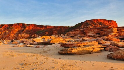 Barn Hill a pris­tine untouched rugged coast­line