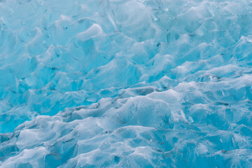 Detail of iceberg in glacial bay at Tracy Arm Fjord in Alaska