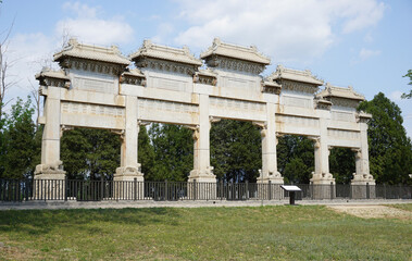 Chinese ancient architecute Beijing The Ming Tombs